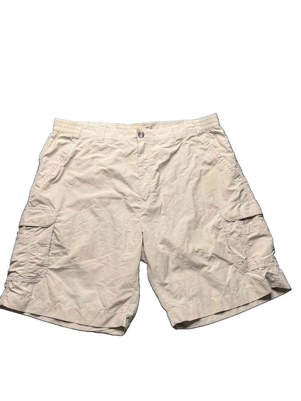 Pacific Trail Khaki Nylon Men’s Cargo Shorts Size XL